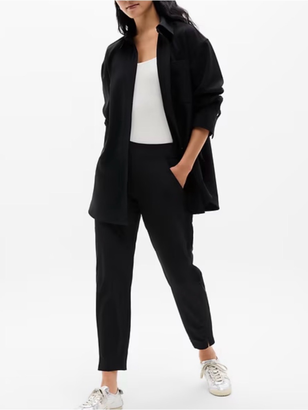 Athleta Black Track Joggers